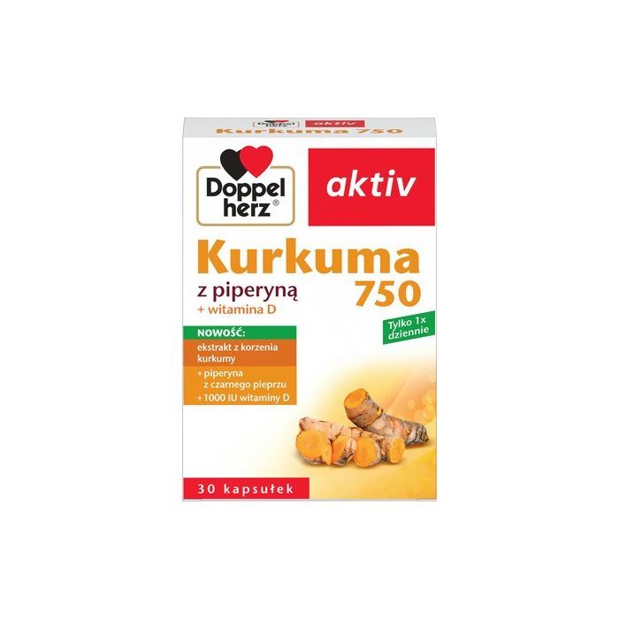 Doppelherz aktiv Kurkuma 750, kapsułki, 30 szt.