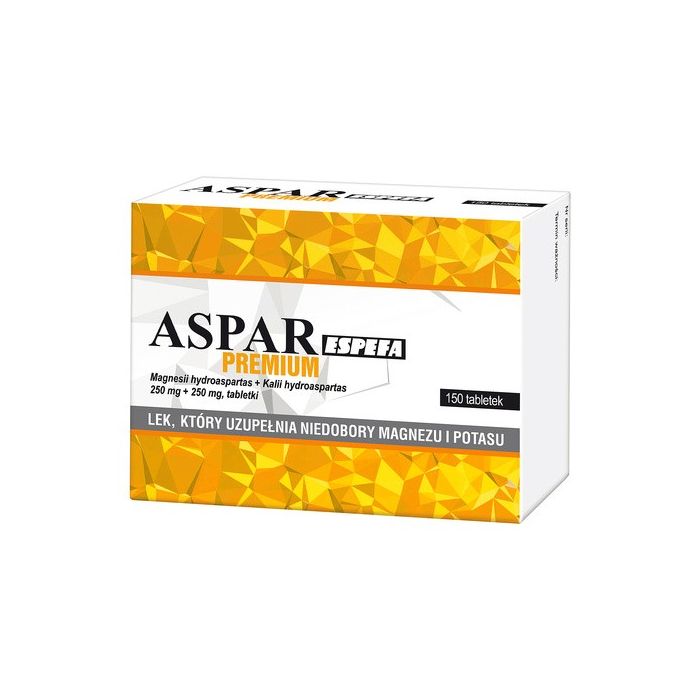 ASPAR ESPEFA PREMIUM, 250 mg + 250 mg, tabletki, 150 szt.