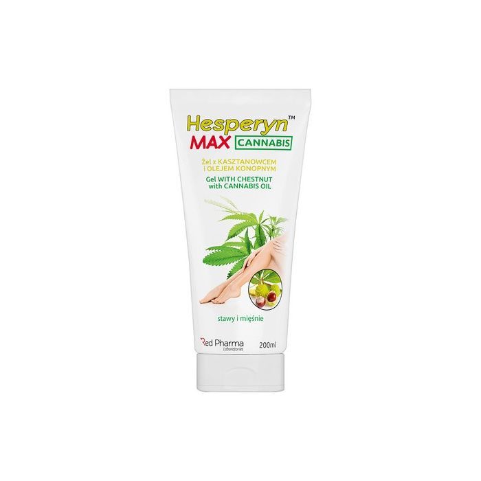 Hesperyn MAX Cannabis, żel z kasztanowcem i olejem konopnym, 200 ml