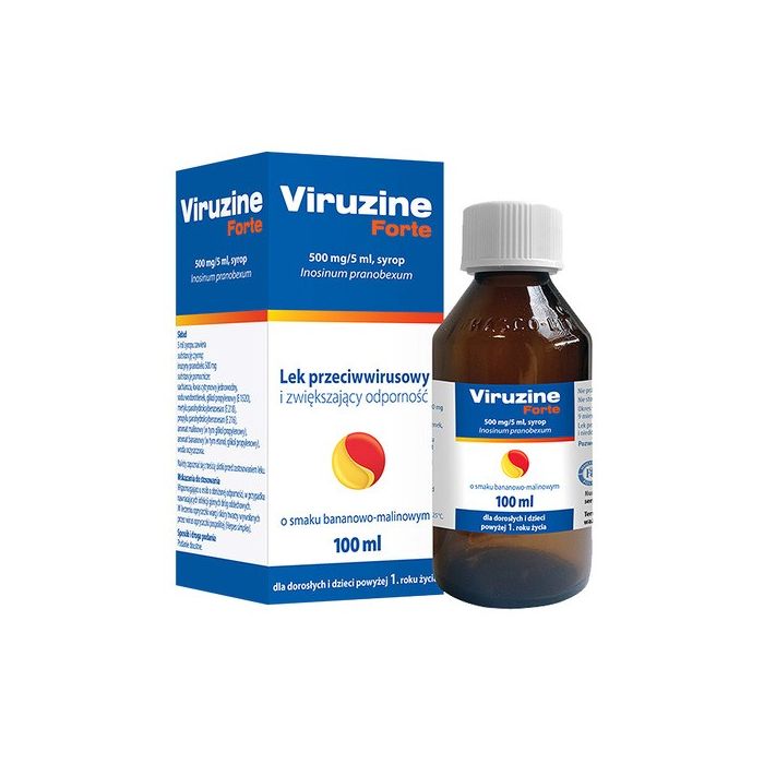 Viruzine Forte, 500 mg/5 ml, syrop, 100 ml