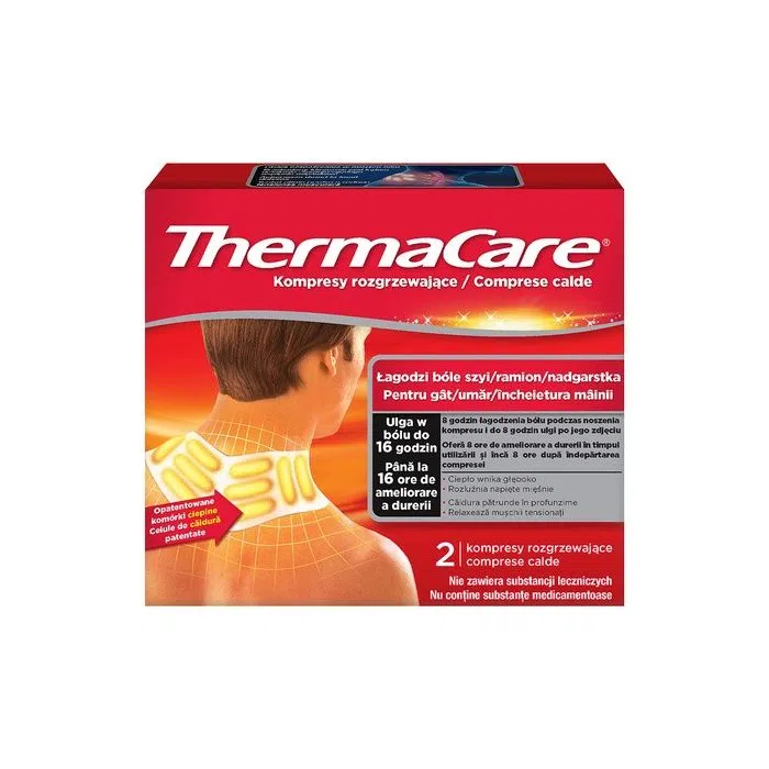 ThermaCare, kompresy rozgrzewające na szyję, ramiona, nadgarstki, 2 szt.
