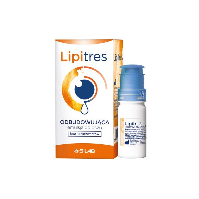 Lipitres, odbudowująca emulsja do oczu, 10 ml