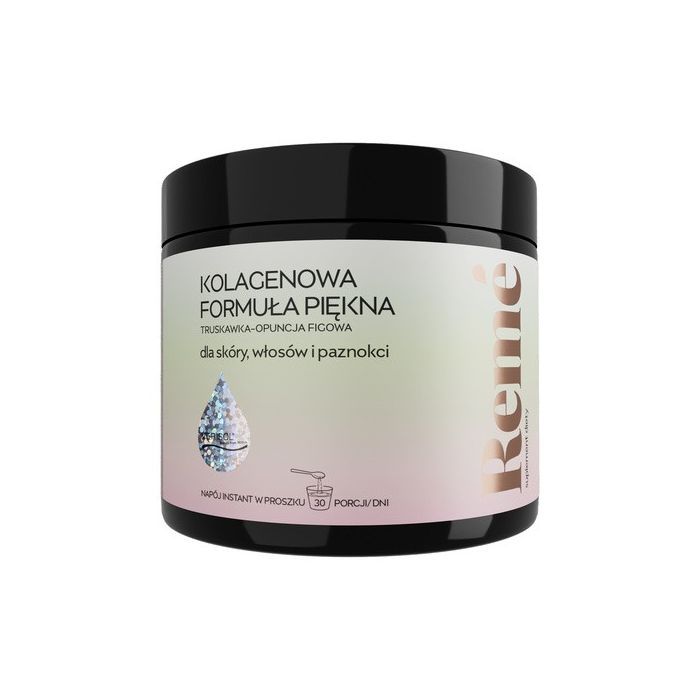 Reme Kolagenowa Formuła Piękna, truskawka - opuncja figowa, proszek, 150 g
