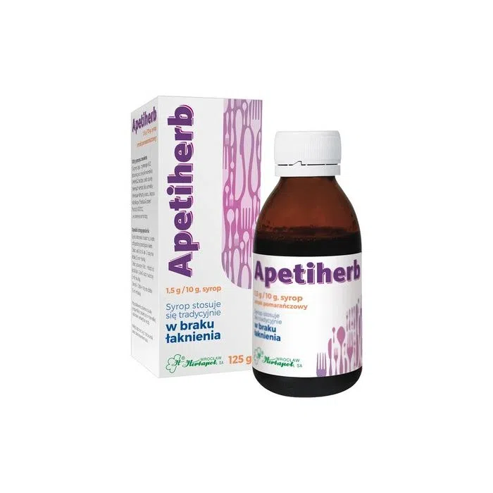 Apetiherb, 1,5 g/10 g, syrop, 125 g