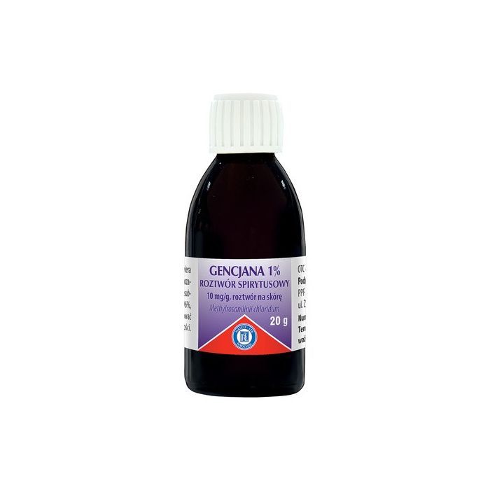 Gencjana 1% roztwór spirytusowy (Pyoctanina), 20 g (Hasco)