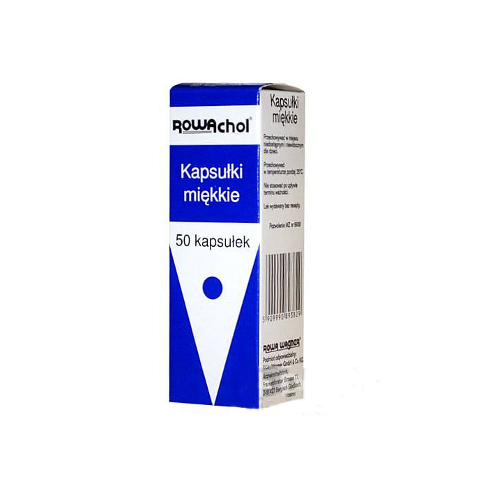 Rowachol, kaps.miekkie, 50 szt