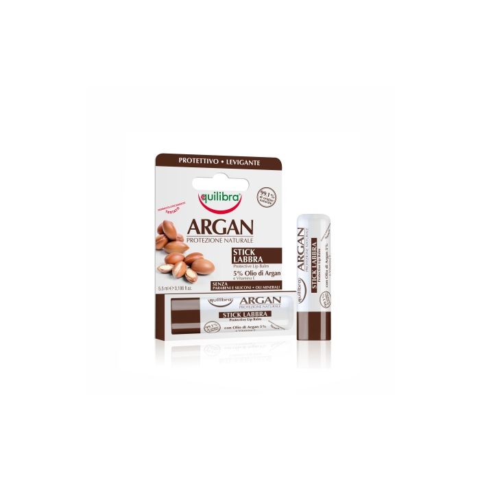 Equilibra, Arganowy balsam do ust w sztyfcie, 5,5 ml