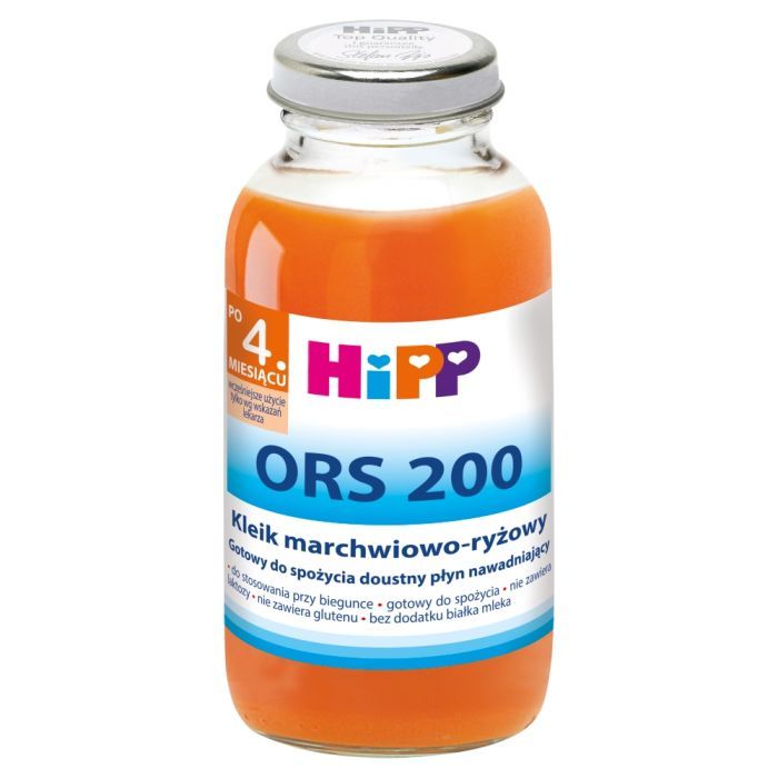 Hipp ORS 200, kleik, marchw.-ryzowy, 200 ml main product photo