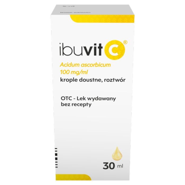 Ibuvit C, 100 mg/ml, krople doustne, 30 ml