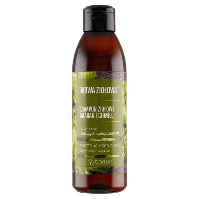 Barwa Ziołowa, szampon tatarakowo-chmielowy do włosów łamliwych i zniszczonych, 250 ml