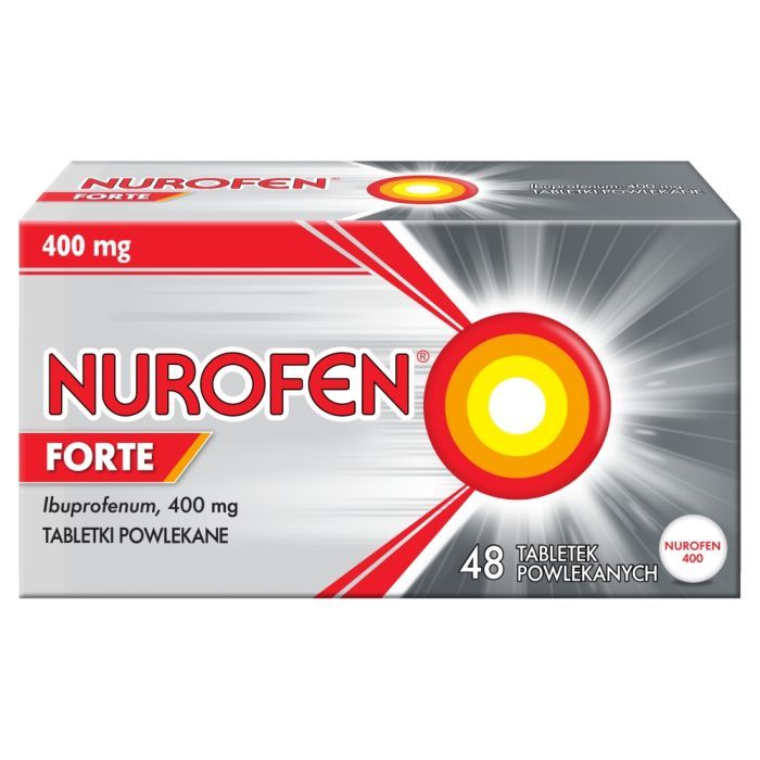Nurofen Forte, 400 mg, tabletki powlekane, 48 szt. main product photo
