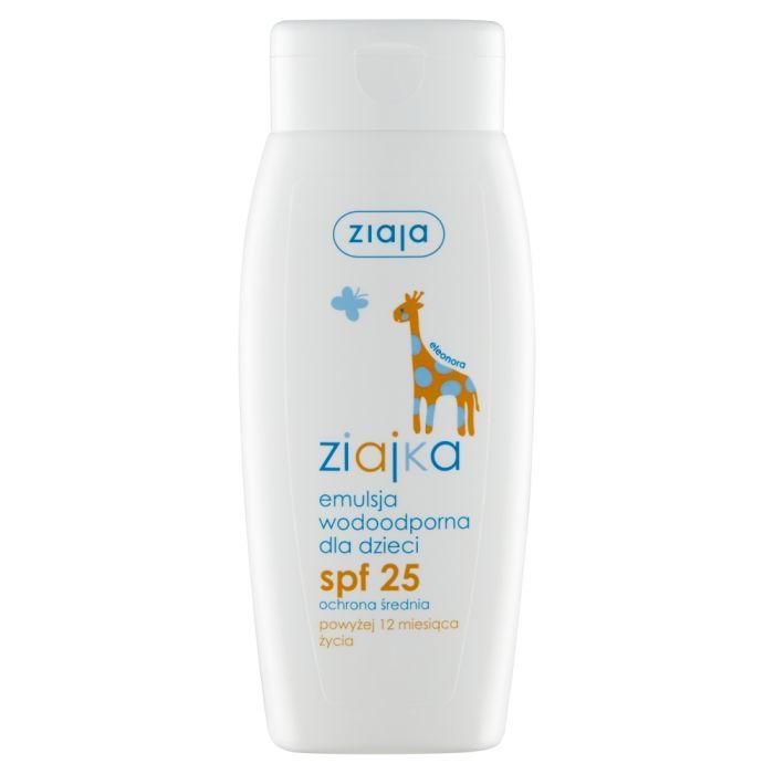 Ziajka, emulsja wodoodporna dla dzieci, SPF 25, 150 ml main product photo