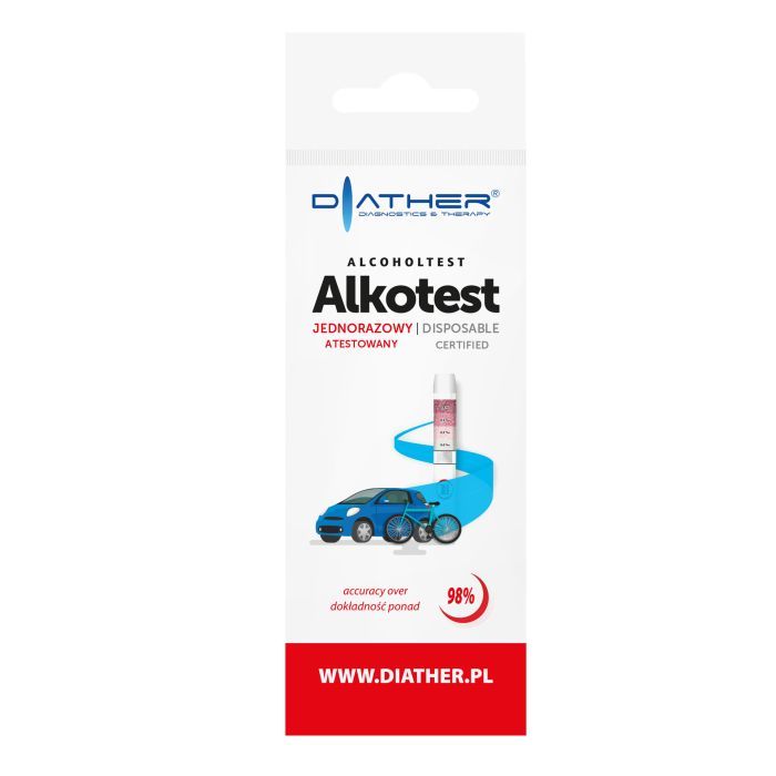 AlkoTest, test jednorazowy, 1 szt. main product photo