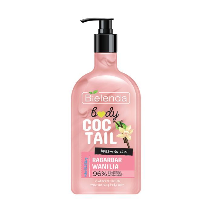 BODY COCTAIL, Nawilżający balsam do ciała RABARBAR + WANILIA, 400 ml main product photo