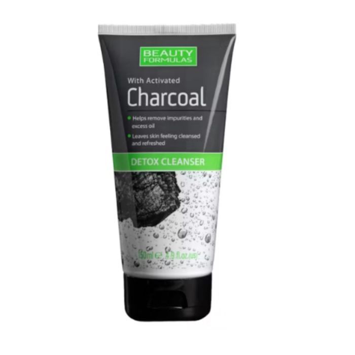 Beauty Formula, żel do mycia twarzy, detox z aktywnym węglem, 150 ml
