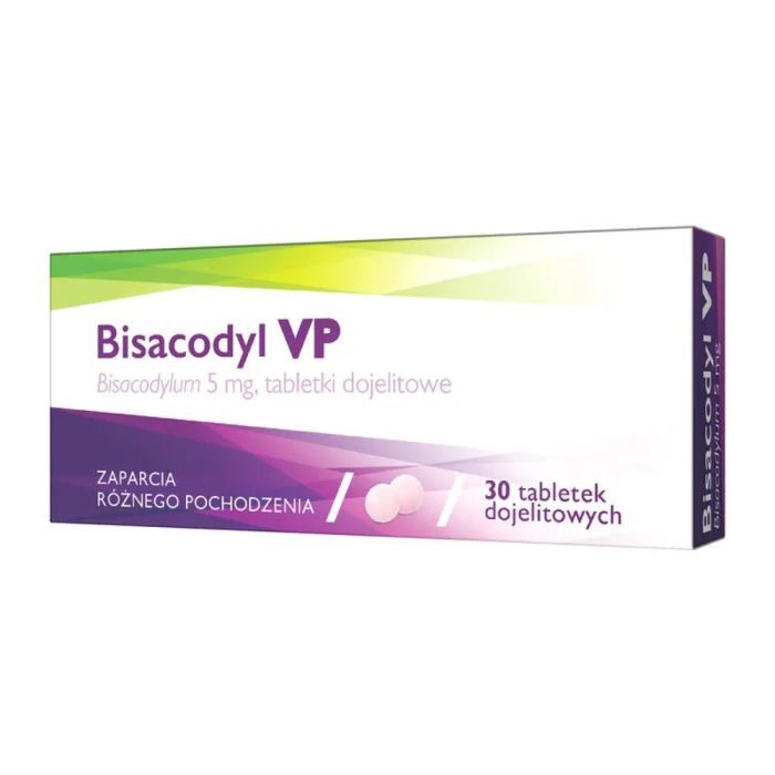 Bisacodyl  VP, 5 mg, tabletki dojelitowe (i.rów), Bułg,30 szt