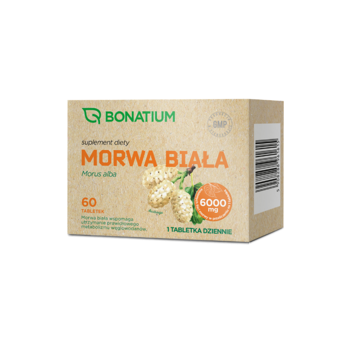 Bonatium Morwa Biała, tabletki, 60 szt.