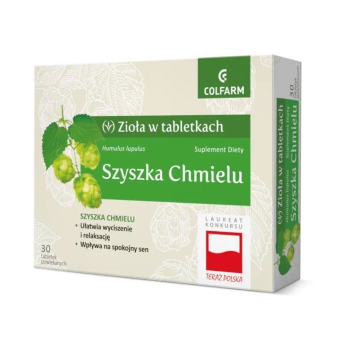 Szyszka chmielu, tabletki powlekane, 30 szt. main product photo