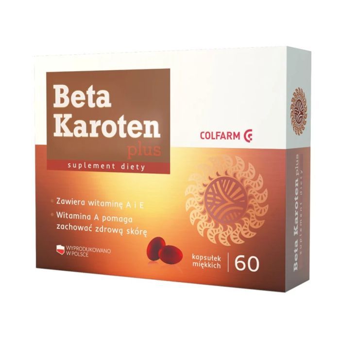 Beta Karoten Plus, kapsułki, 60 szt. main product photo