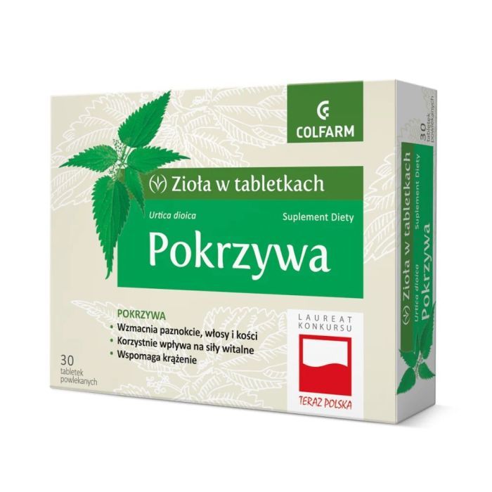 Pokrzywa, tabletki powlekane, 30 szt. main product photo