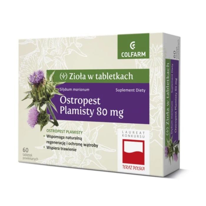 Ostropest plamisty forte, tabletki, 60 szt. main product photo