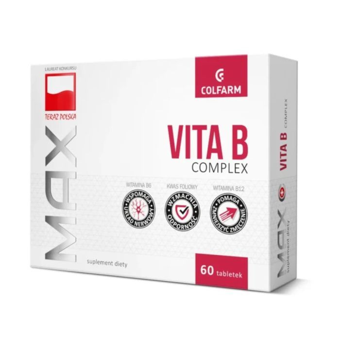 Max Vitaminum B Complex, tabletki, 60 szt. main product photo