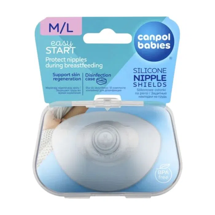 Canpol Easy Start, oslonki piersi,silik.r.M/L,18/603, 2 szt