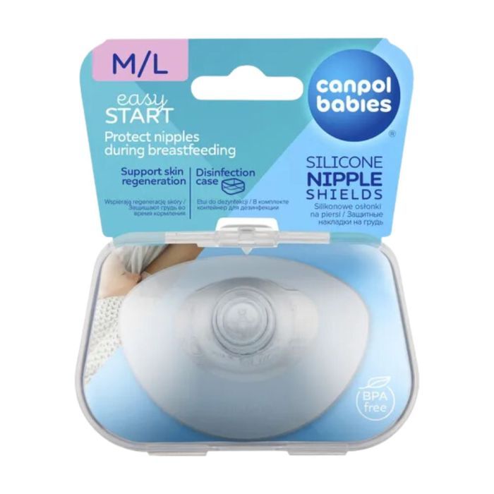 Canpol Easy Start, oslonki piersi,silik.r.M/L,18/603, 2 szt main product photo