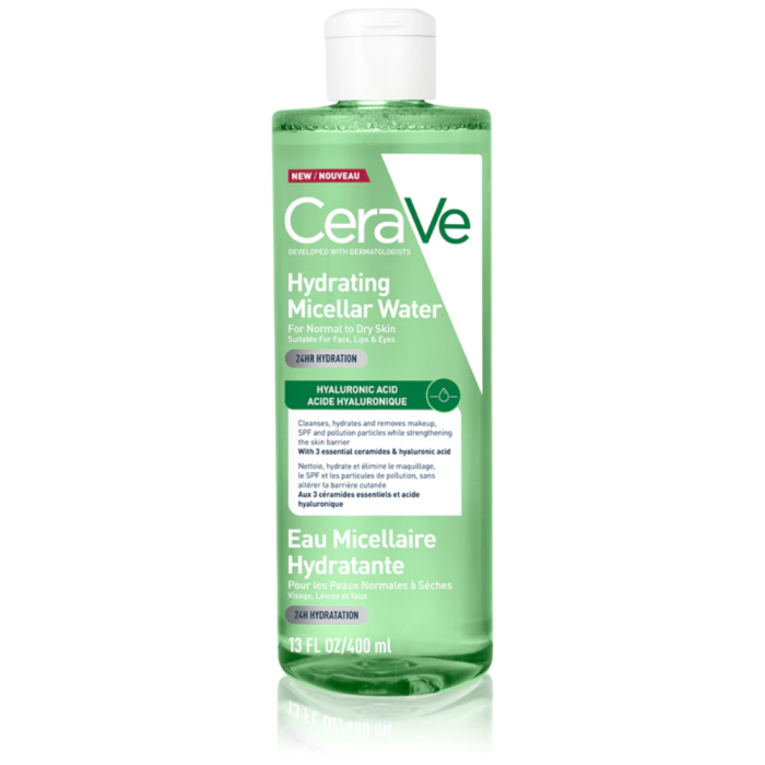 CeraVe, woda micelarna, nawilżająca, 400 ml