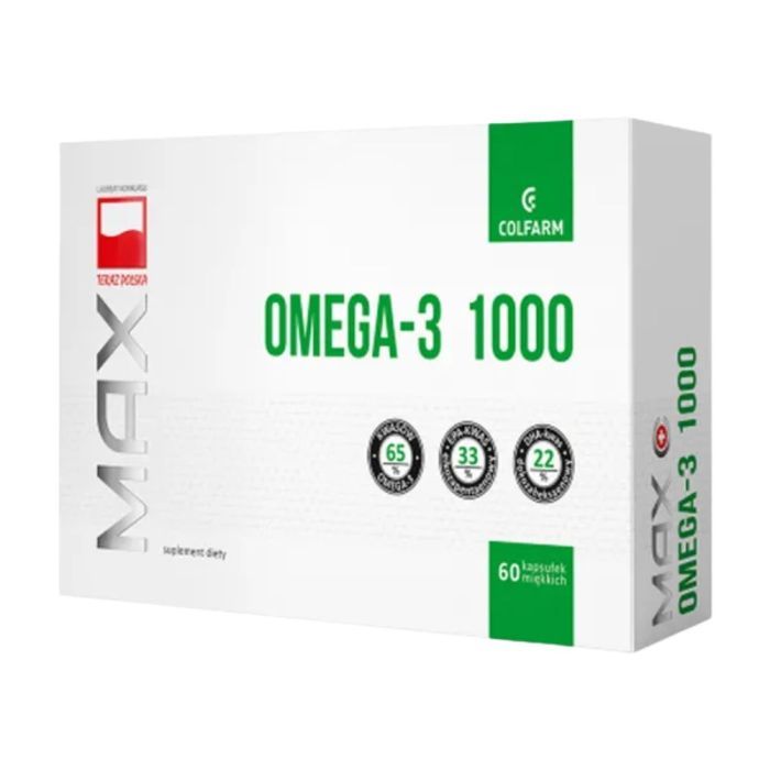 Colfarm Max Omega-3 1000, kapsułki, 60 szt.
