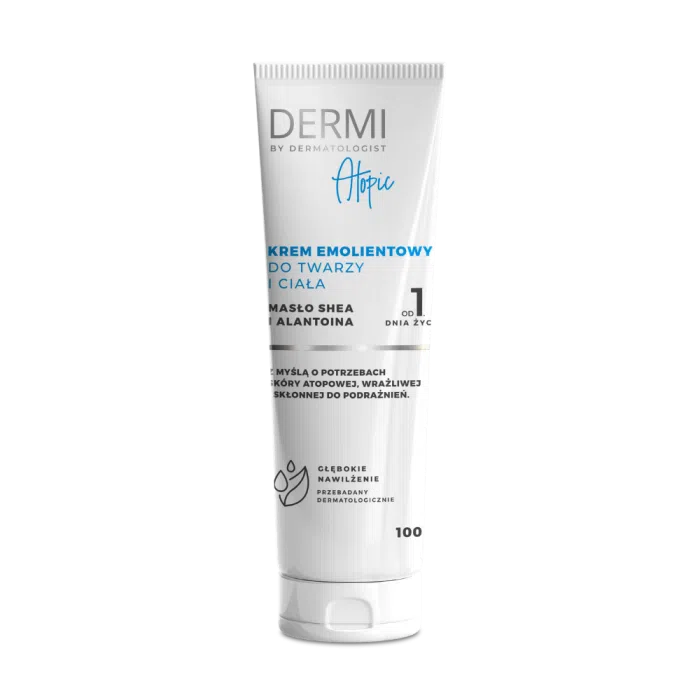 DERMI Atopic Krem emolientowy do twarzy i ciała, 100 ml