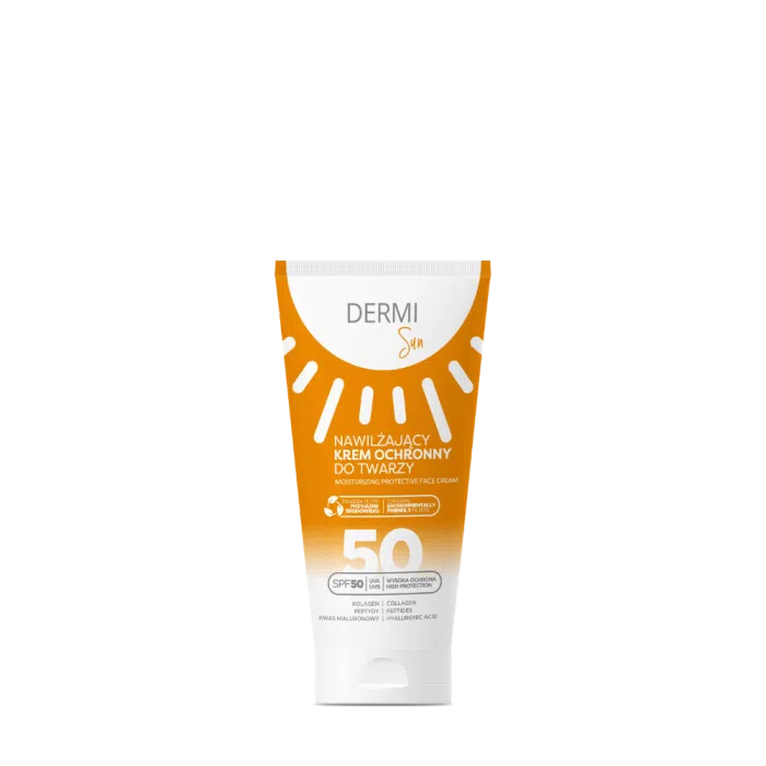DERMI Sun Nawilżający krem ochronny do twarzy, 50 ml