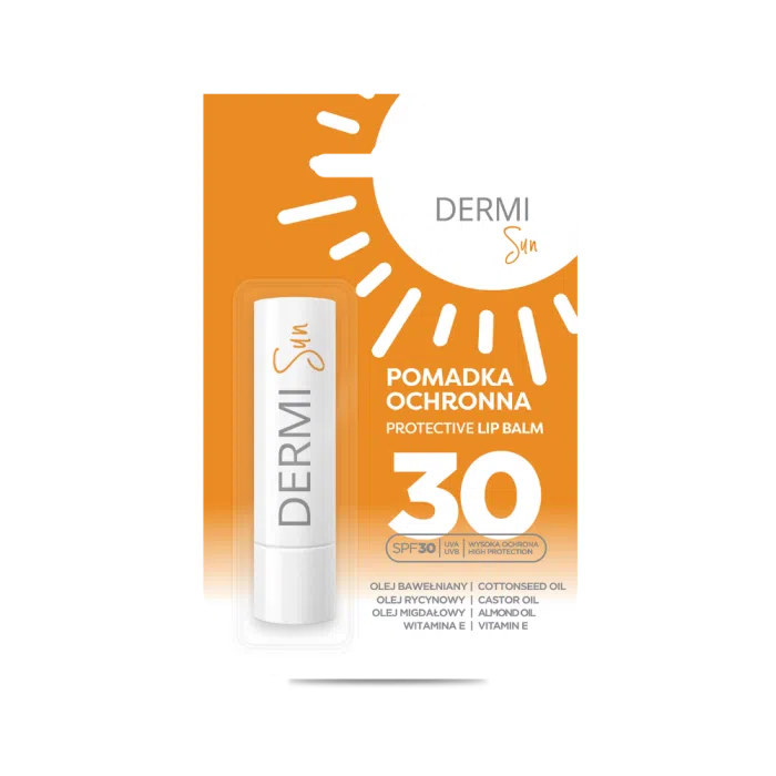 DERMI Sun Pomadka ochronna SPF 30, 4,9 g 