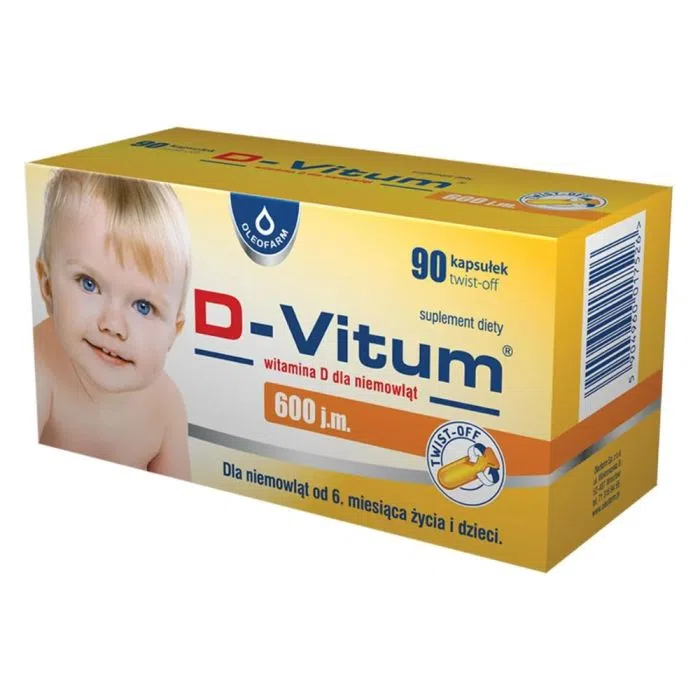 D-Vitum Kids 600 j.m., kaps.twist-off, 90 szt