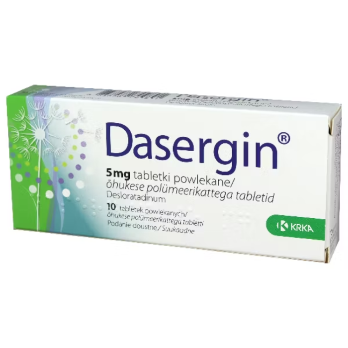Dasergin, 5 mg, tabl.powl., 10 szt