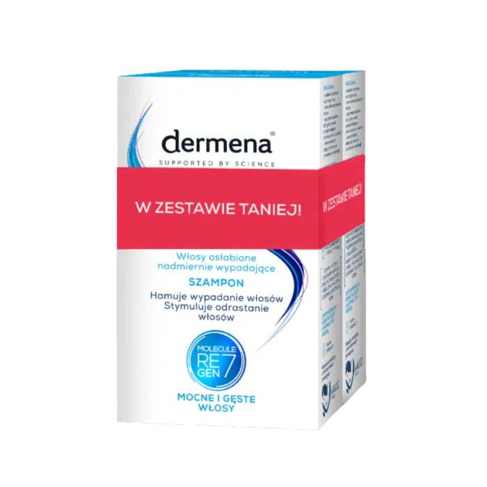 Dermena, szampon hamujący wypadanie włosów, 200ml x 2 (duopack)