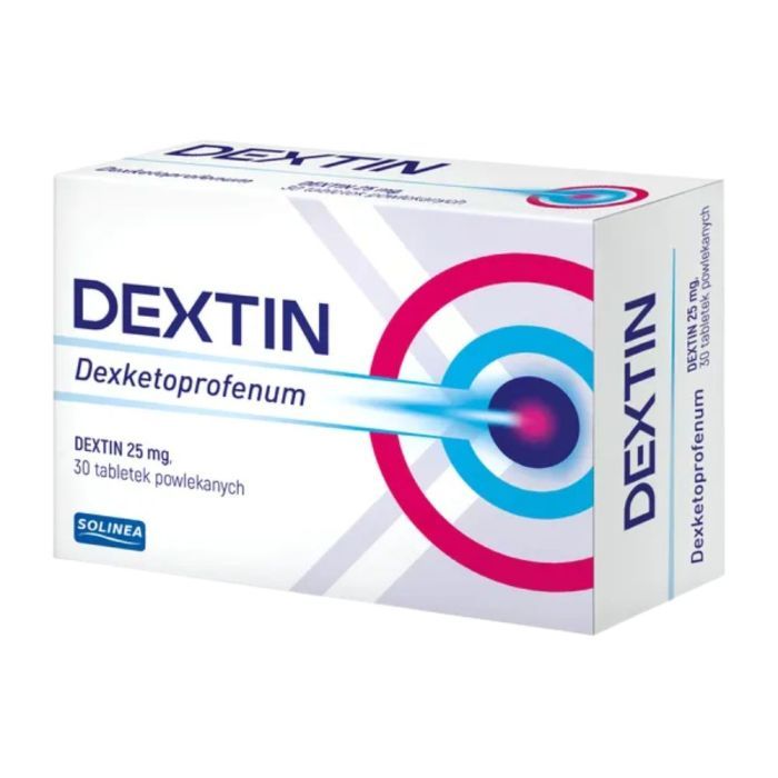 Dextin, 25 mg, tabl.powl., 30 szt main product photo