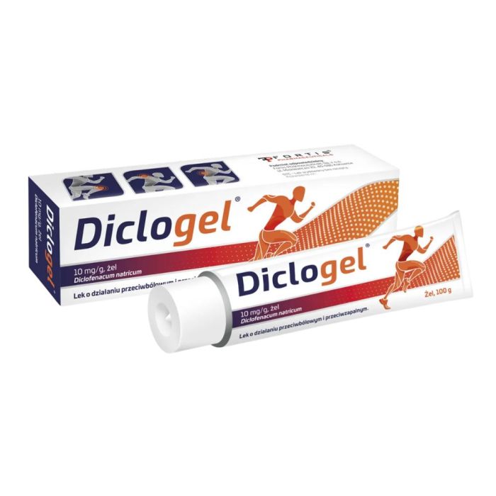 Diclogel, 10 mg/g, zel, 100 g