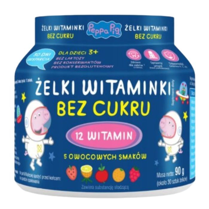Domowa Apteczka Żelki witaminki,Świnka Peppa, 90g (ok.30szt) main product photo