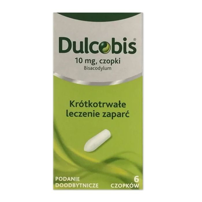 Dulcobis,10 mg, czopki,(i.rów),MDZ,Irlandia,  6 szt