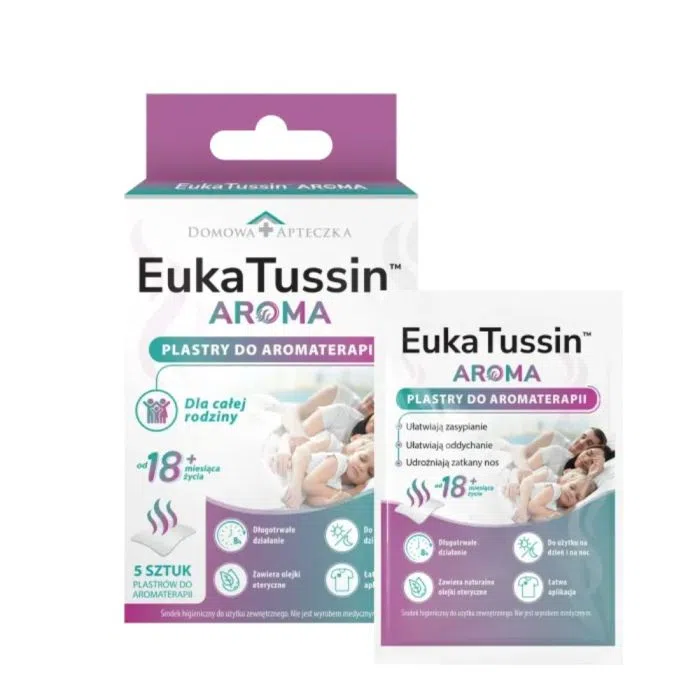 EukaTussin Aroma, plastry do aromaterapii, 5 szt.