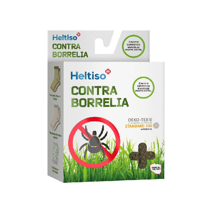 Heltiso Contra Borrelia skarpety damskie, rozmiar 36/38