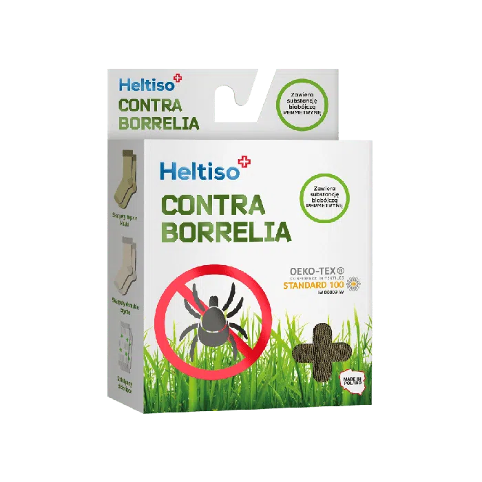 Heltiso Contra Borrelia skarpety męskie, rozmiar 43/46