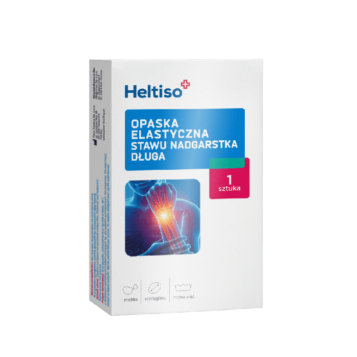 Heltiso opaska elastyczna stawu nadgarstkowego, długa, rozmiar XL
