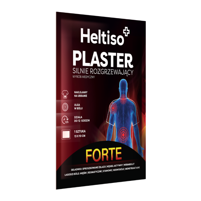 Heltiso plaster Forte rozgrzewający silnie, 1 szt.