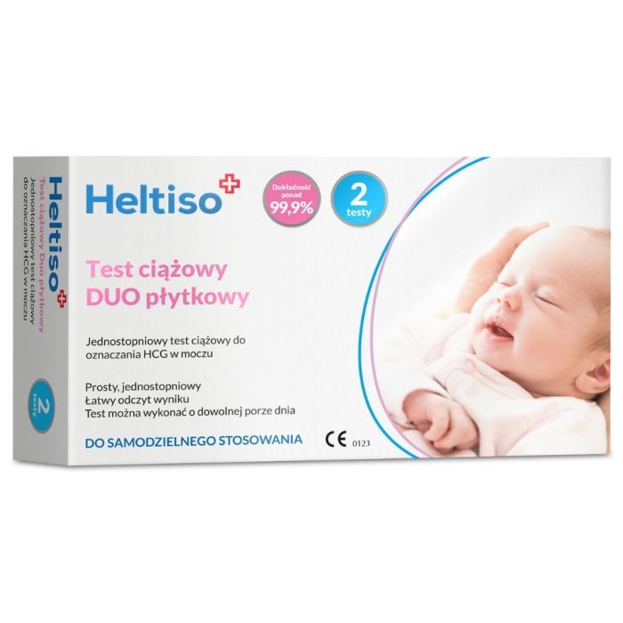 Heltiso test ciążowy Duo, (płytk.+płytk.) main product photo