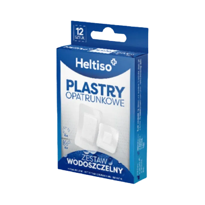 HELTISO, Plastry opatrunkowe, Zestaw Wodoszczelny, 12 szt.