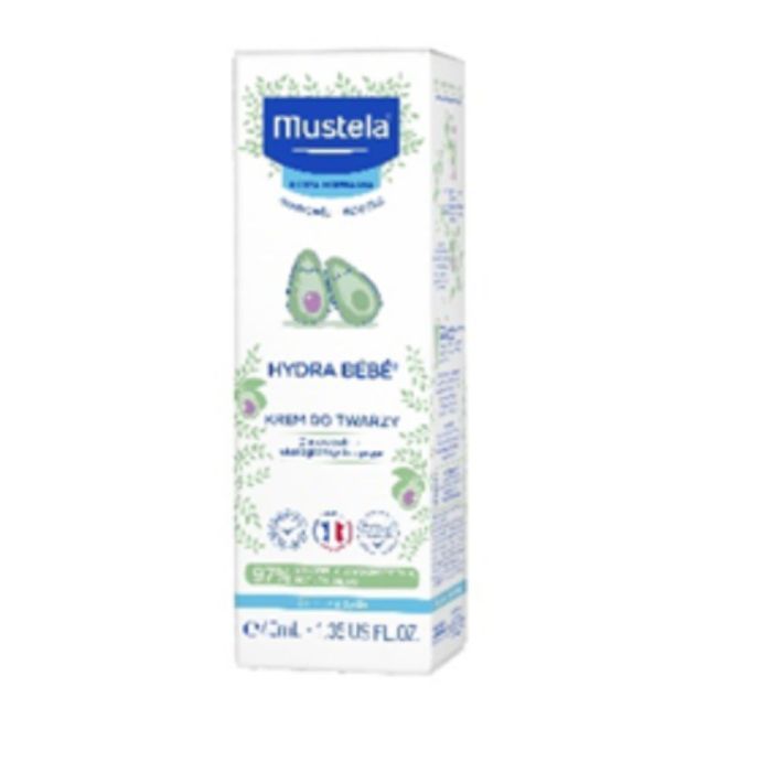 Mustela Hydra Bebe, krem,do twarzy,z awokado, 40 ml main product photo