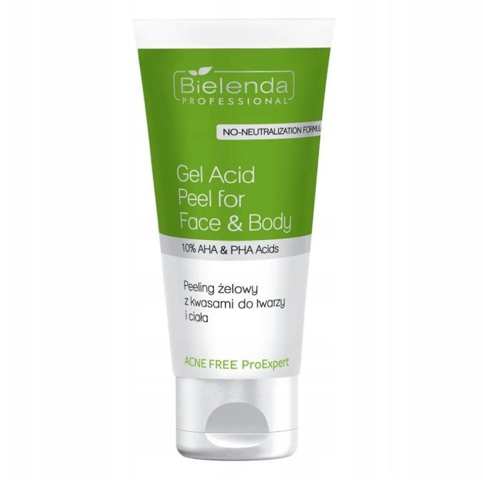 IS ACNE FREE ProExpert, Peeling żelowy do twarzy i ciała z kwasami, 150ml main product photo