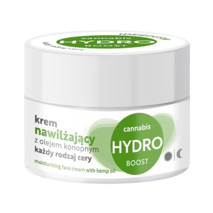 Ideepharm Ideederm, krem,nawilżający z olejem konopnym,50 ml
